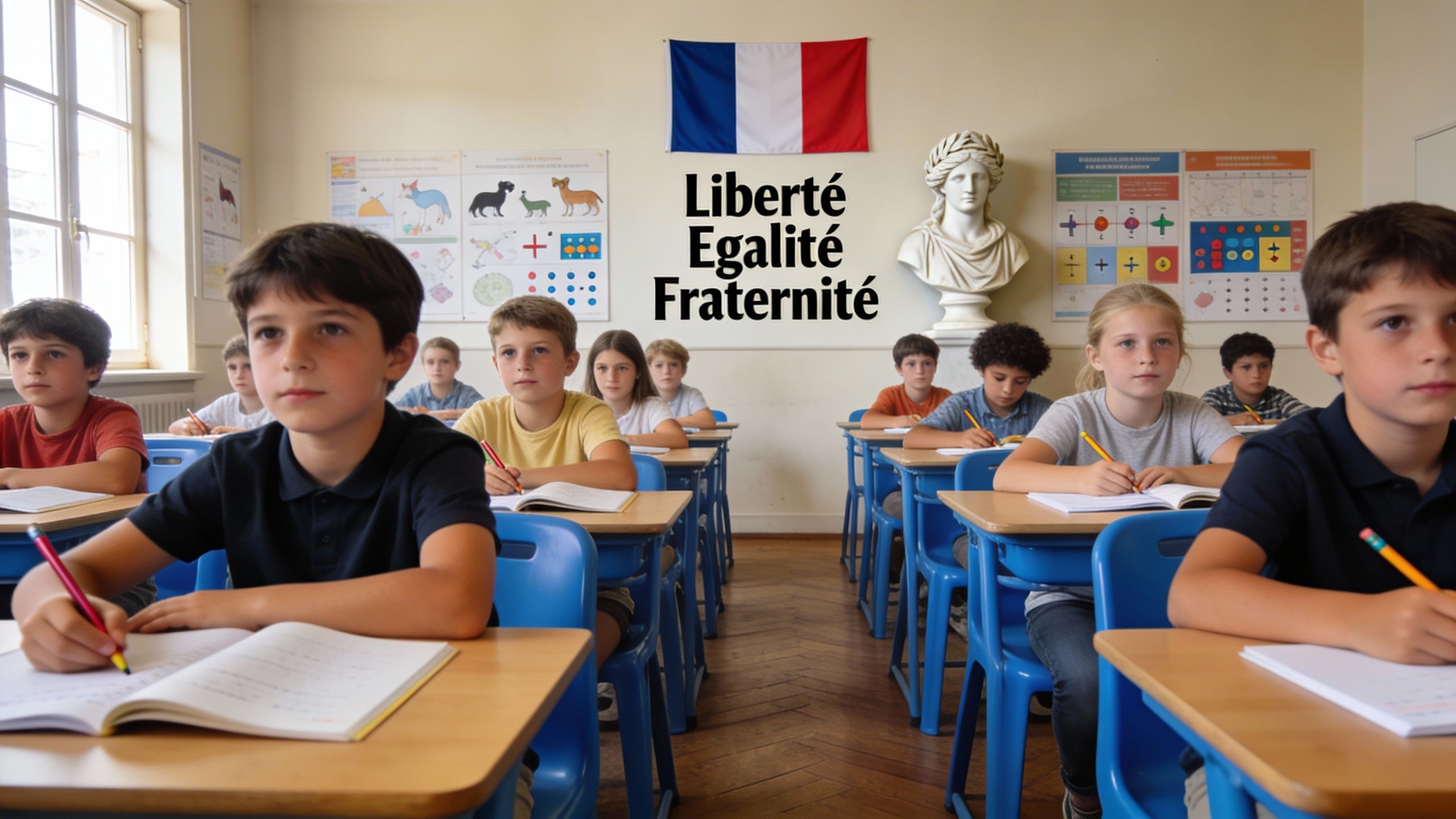 Les symboles de la République française expliqués aux élèves de CM1