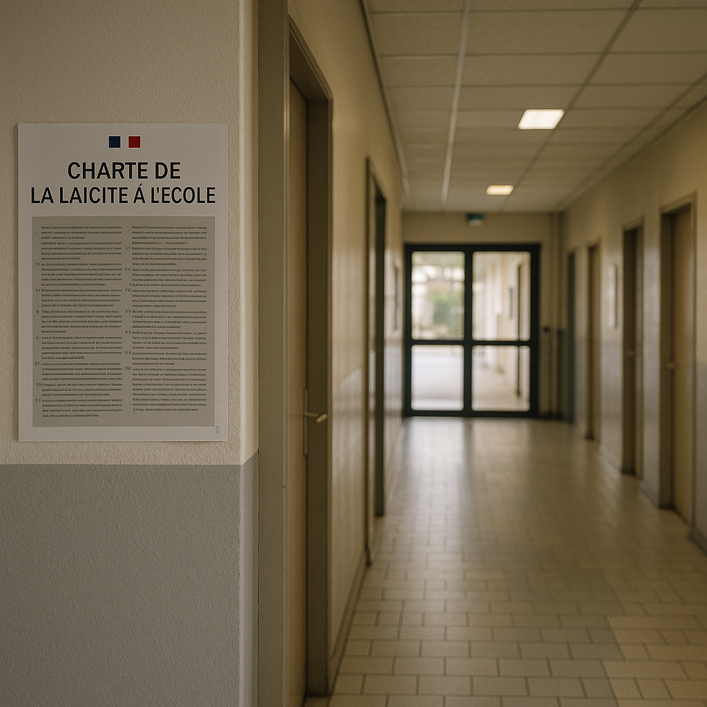 Affichage charte de la laïcité salle de classe obligatoire ?