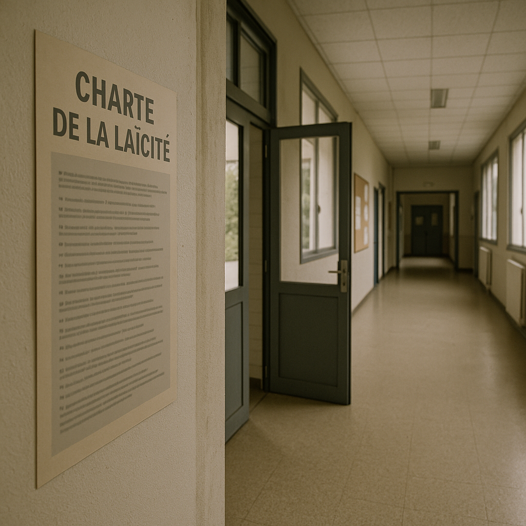 Affichage charte de la laïcité salle de classe obligatoire ?