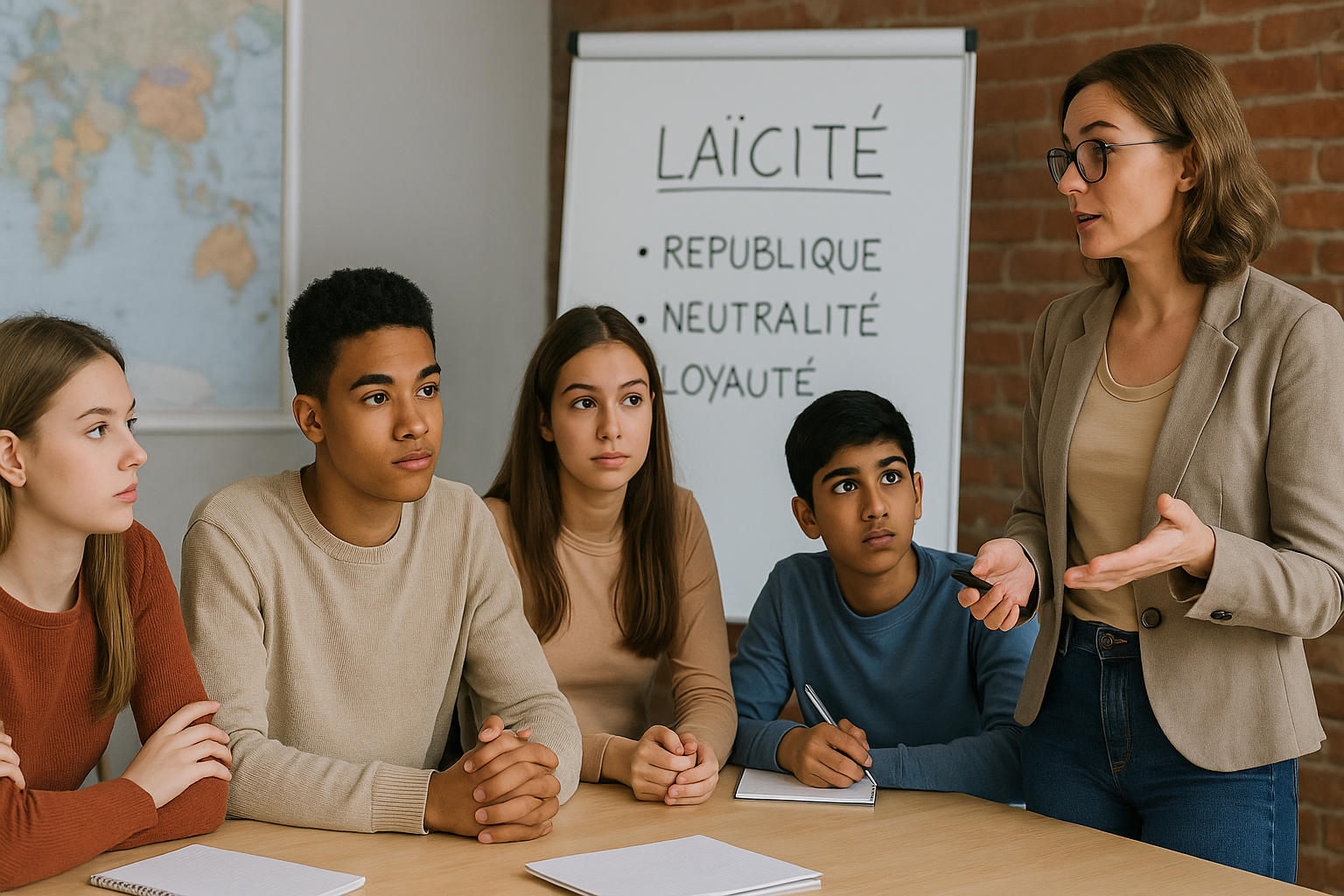 Ateliers pratiques sur la laïcité pour les élèves