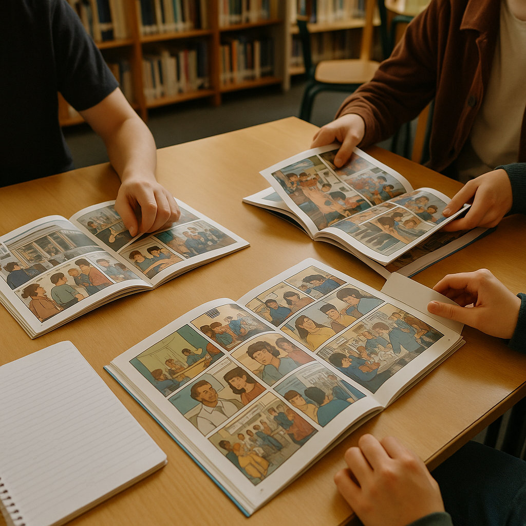 BD sur les valeurs de la République pour adolescents