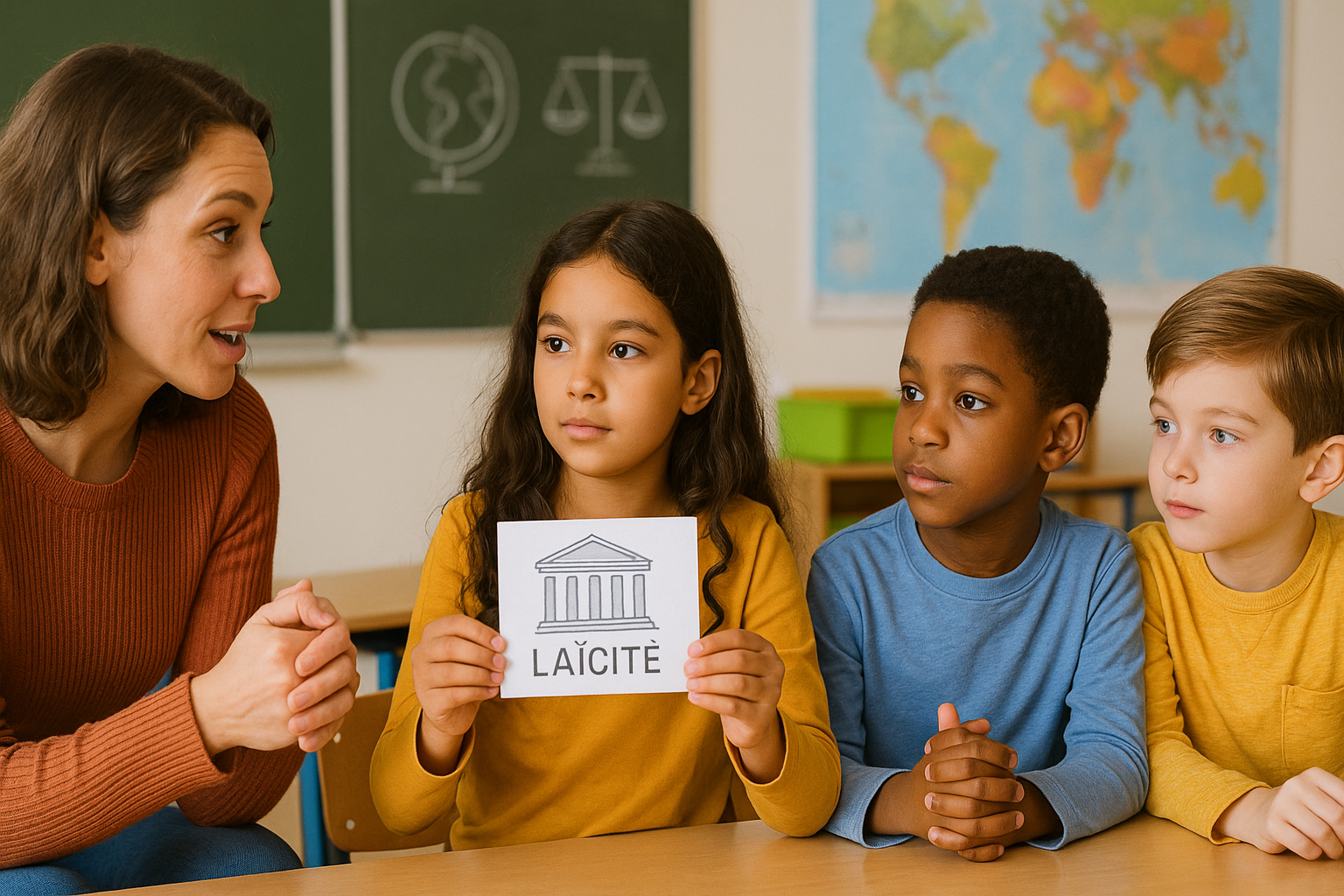 Comment expliquer simplement la laïcité à des élèves de primaire