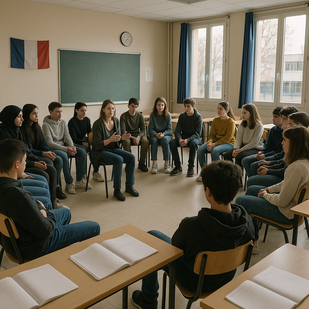 Débat réglé sur la laïcité en classe : exemple concret