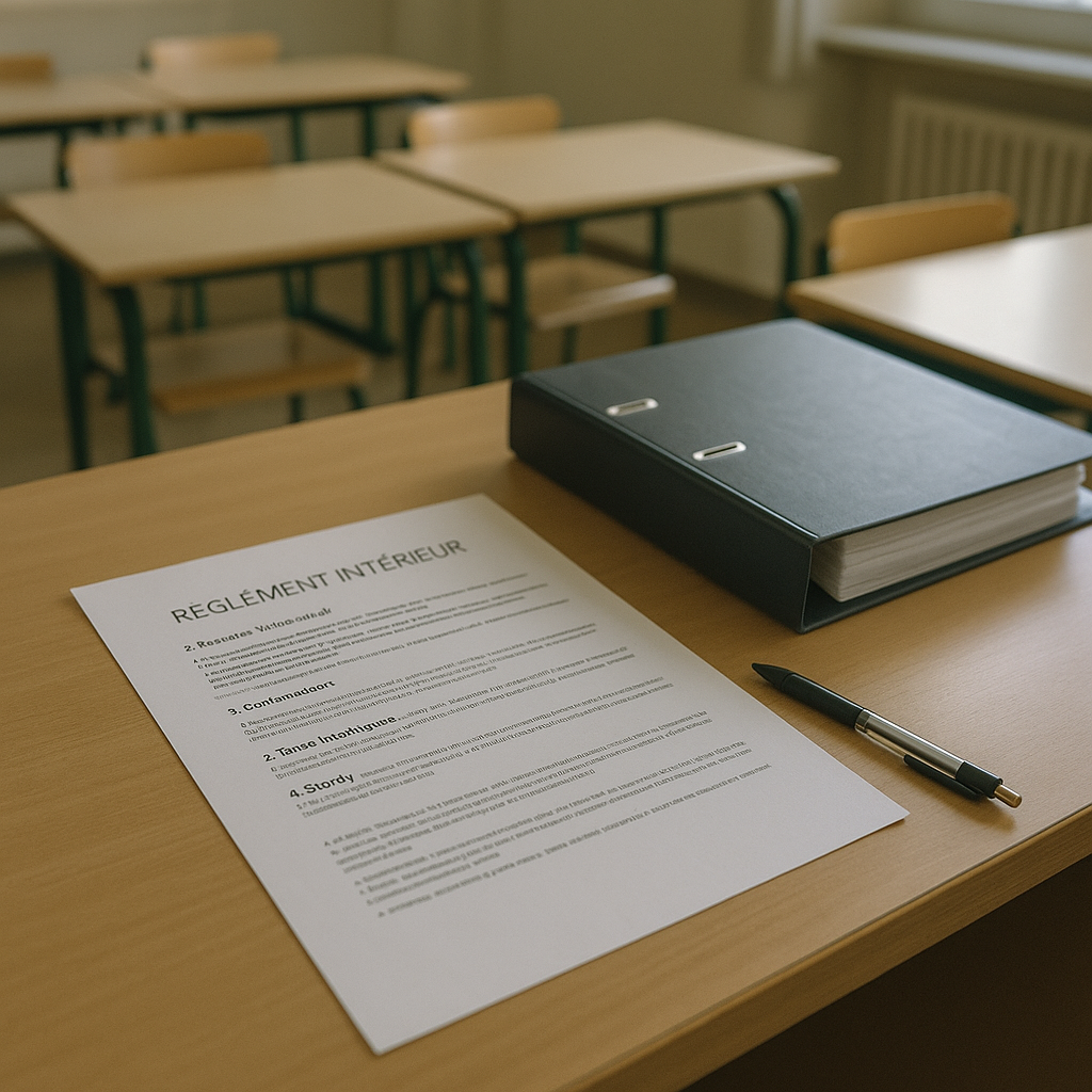 Modèle de règlement intérieur laïcité école PDF fiable
