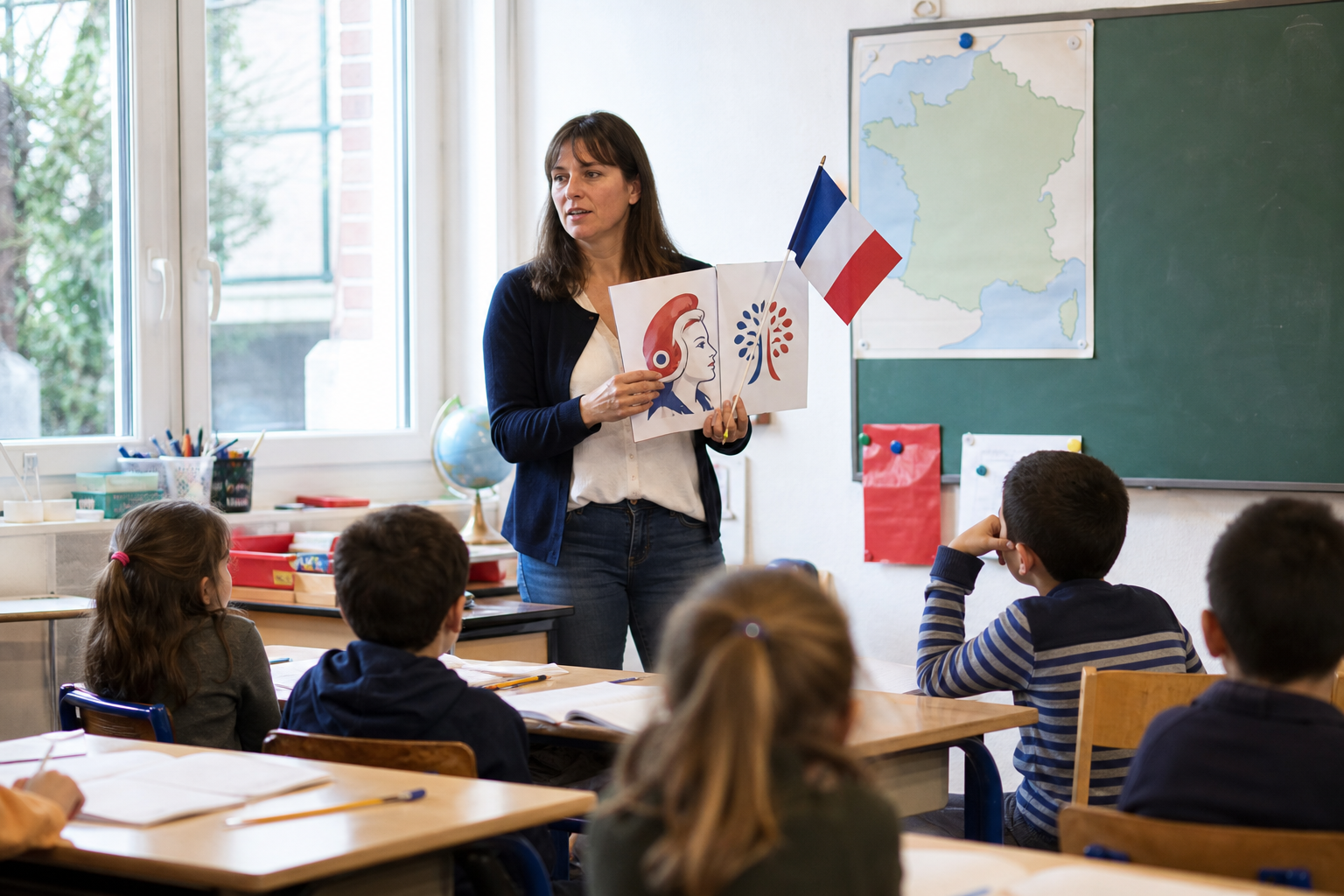 Les symboles de la République en CE1 : repères et sens