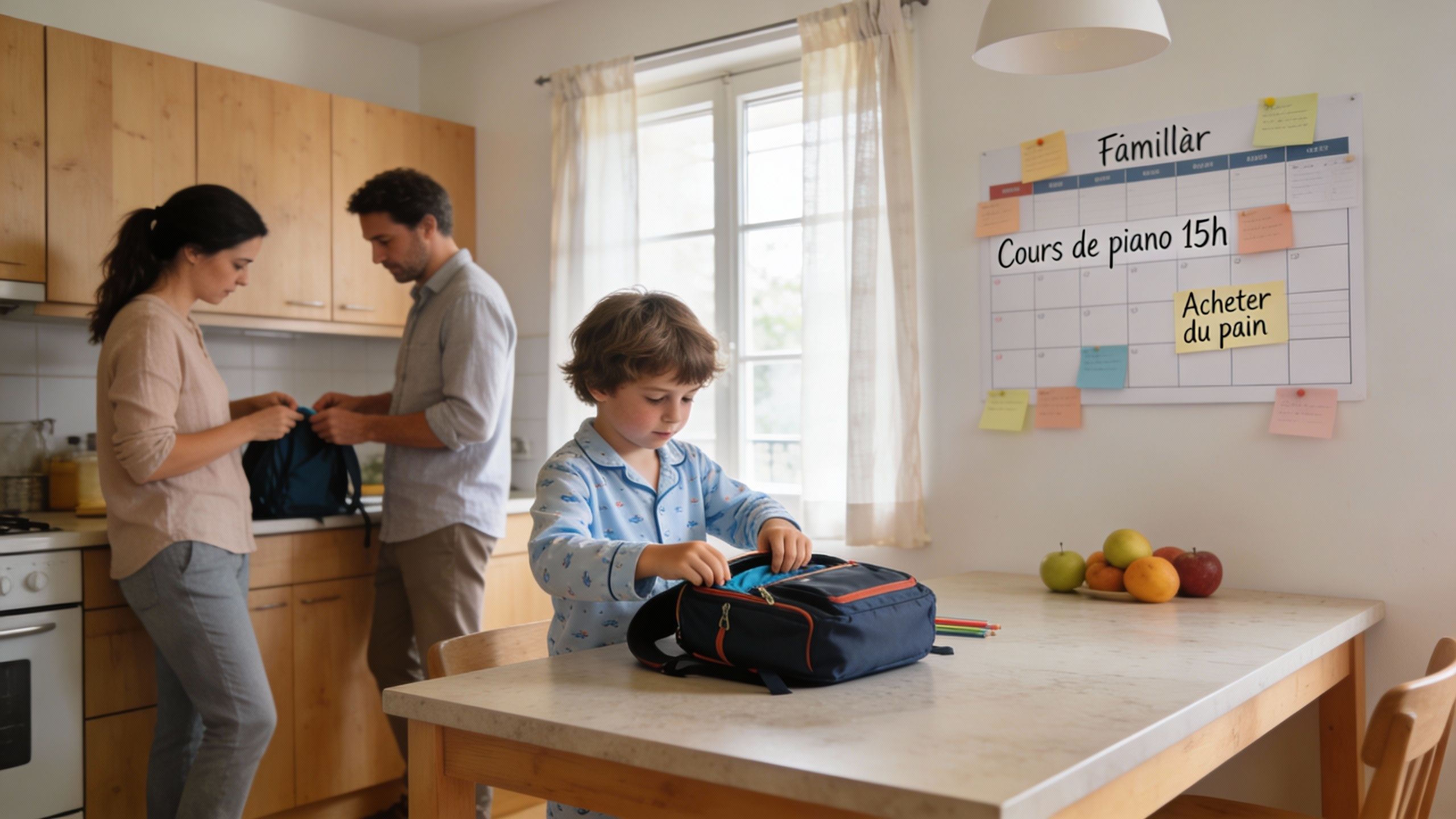 L’organisation du quotidien des parents