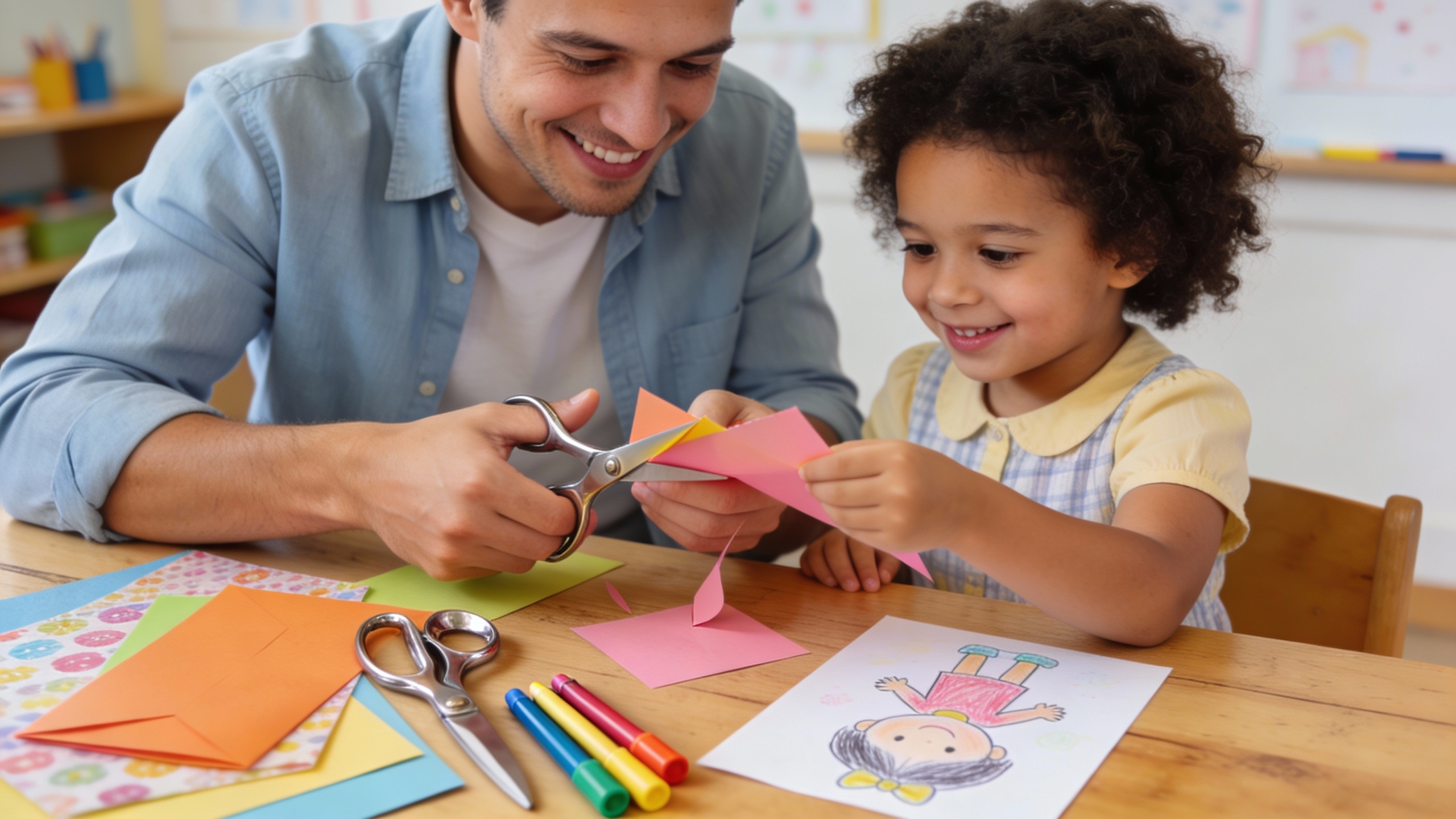 Cadeau maitresse fin d'année fait main